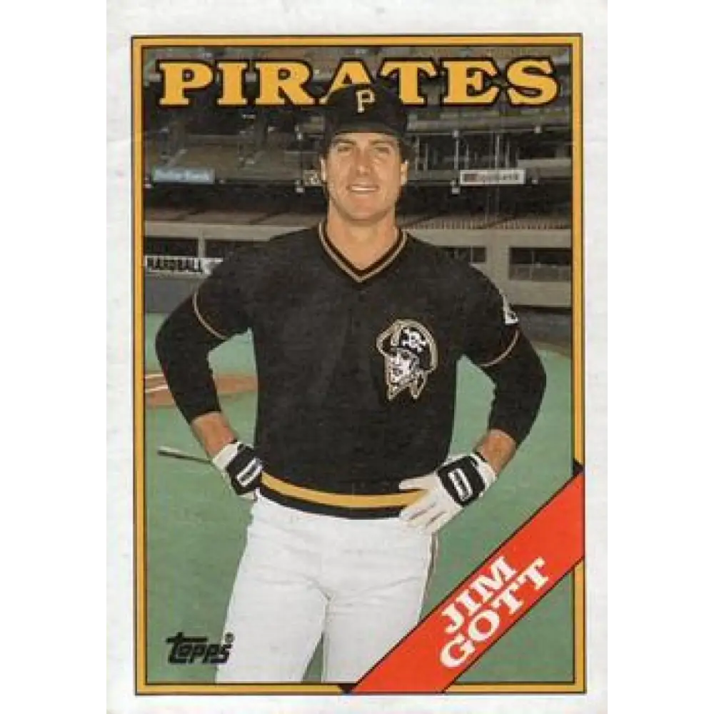 1988 Topps #127 Jim Gott NM-MT Pittsburgh Pirates Baseball Card  Image 1