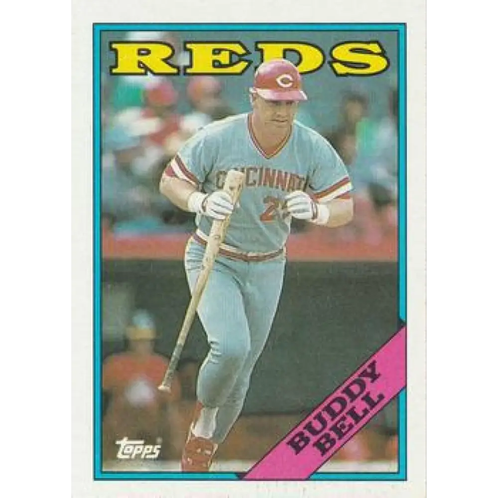 1988 Topps #130 Buddy Bell NM-MT Cincinnati Reds Baseball Card  Image 1