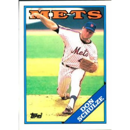 1988 Topps #131 Don Schulze NM-MT New York Mets Baseball Card  Image 1