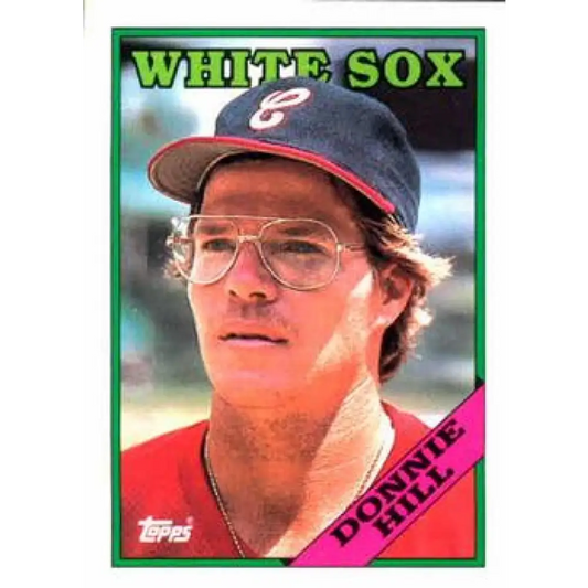 1988 Topps #132 Donnie Hill NM-MT Chicago White Sox Baseball Card  Image 1