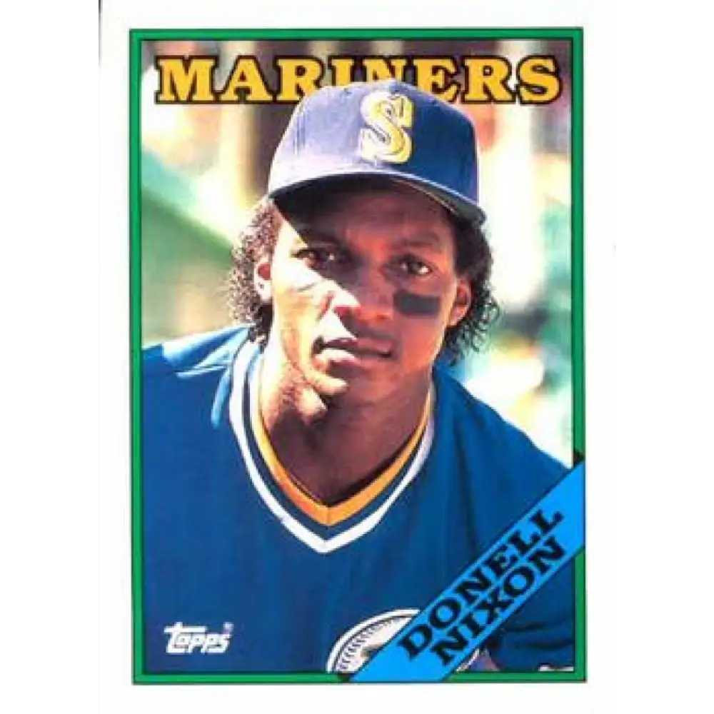 1988 Topps #146 Donell Nixon NM-MT RC Rookie Seattle Mariners Baseball Card  Image 1