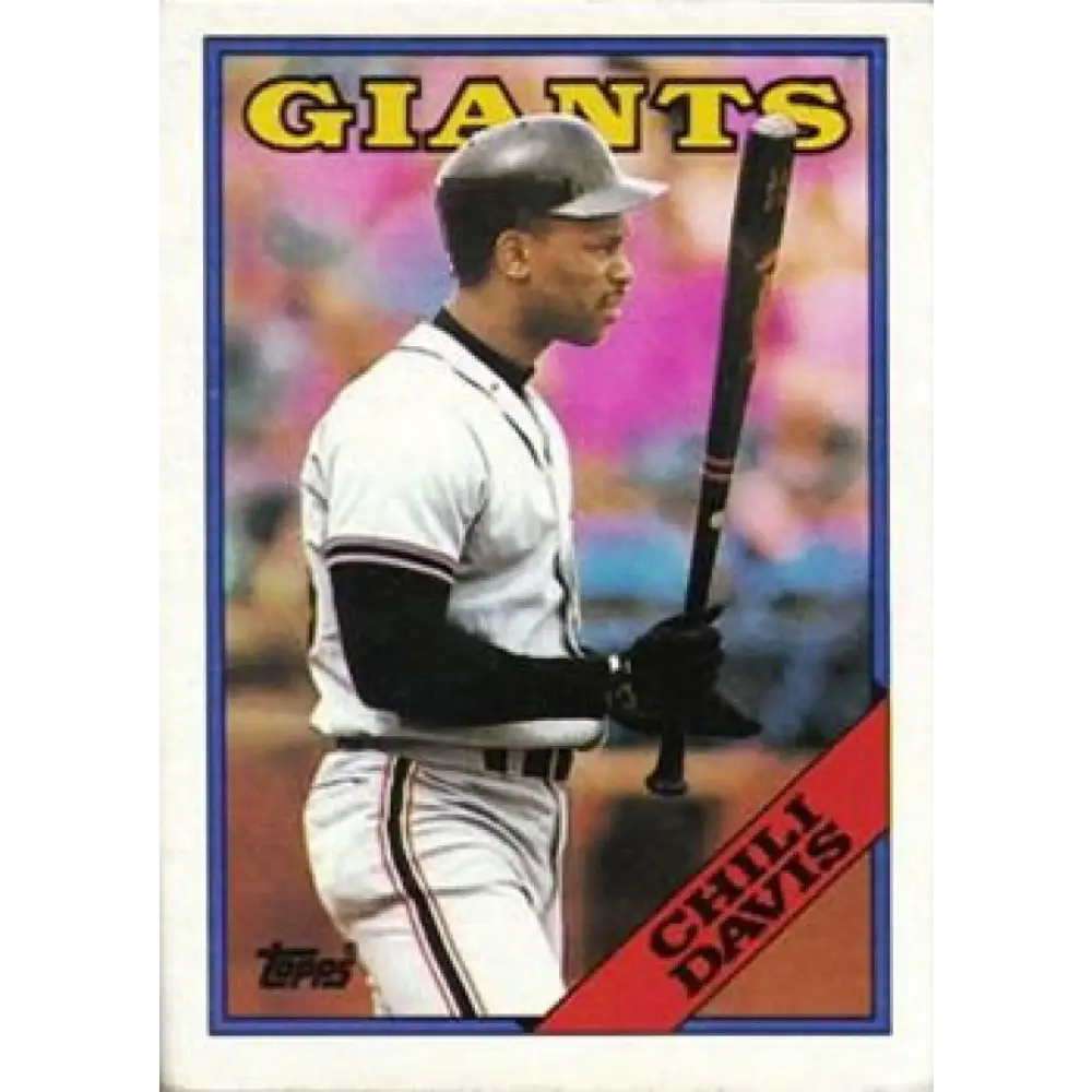 1988 Topps #15 Chili Davis NM-MT San Francisco Giants Baseball Card  Image 1