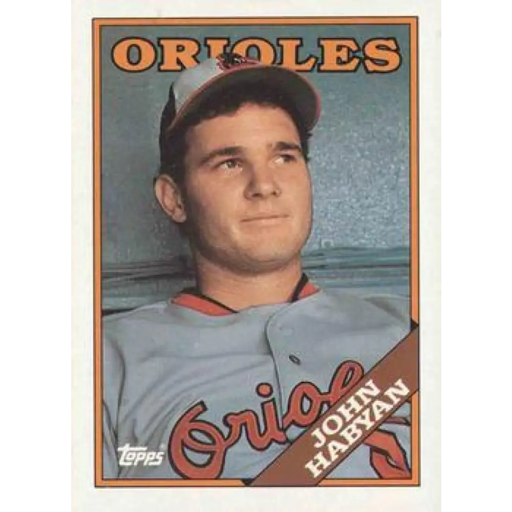 1988 Topps #153 John Habyan NM-MT Baltimore Orioles Baseball Card  Image 1