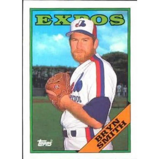 1988 Topps #161 Bryn Smith NM-MT Montreal Expos Baseball Card  Image 1