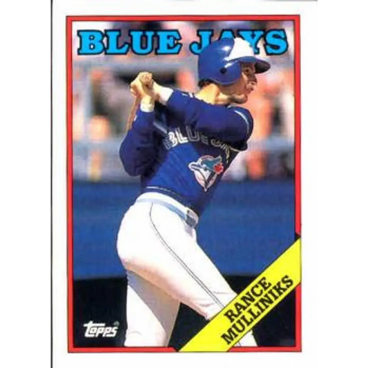 1988 Topps #167 Rance Mulliniks NM-MT Toronto Blue Jays Baseball Card  Image 1