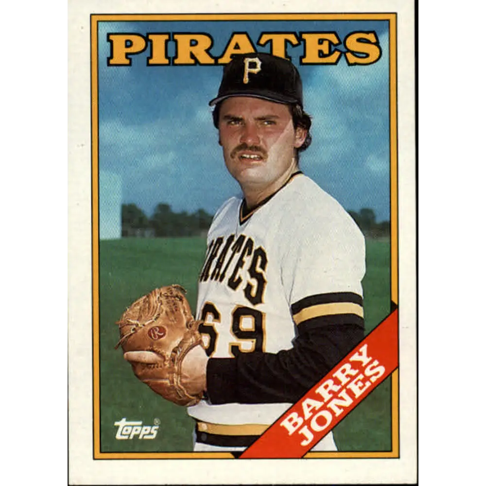 1988 Topps #168 Barry Jones NM-MT Pittsburgh Pirates Baseball Card  Image 1