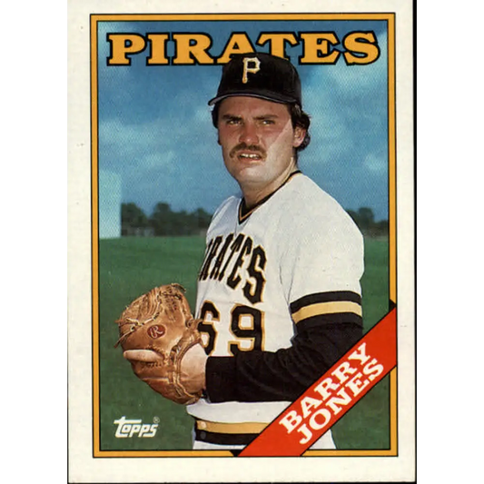 1988 Topps #168 Barry Jones NM-MT Pittsburgh Pirates Baseball Card  Image 1