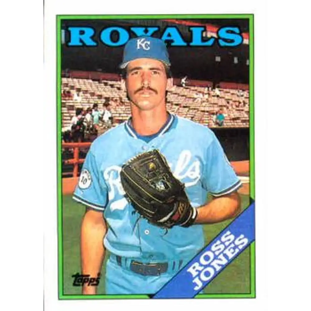 1988 Topps #169 Ross Jones NM-MT RC Rookie Kansas City Royals Baseball Card  Image 1