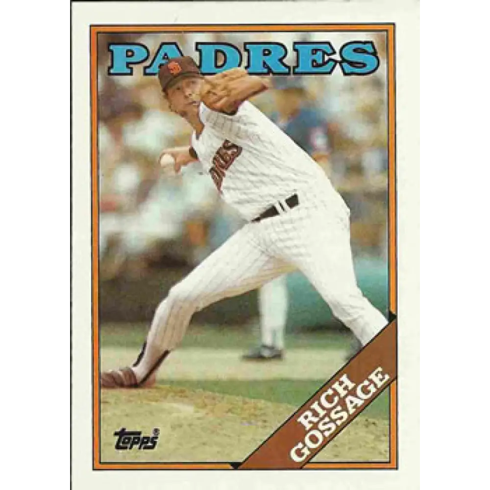 1988 Topps #170 Rich Gossage NM-MT San Diego Padres Baseball Card  Image 1