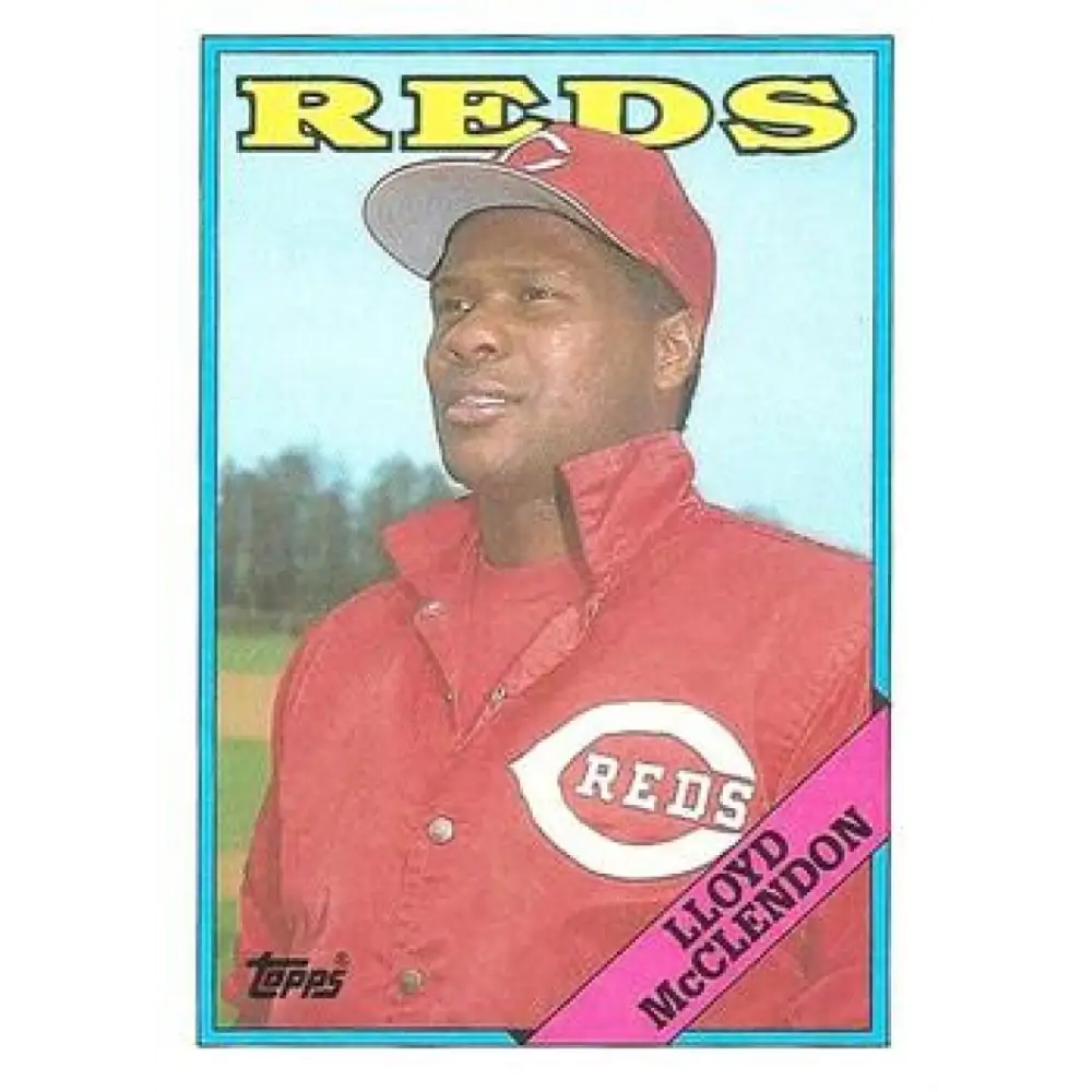 1988 Topps #172 Lloyd McClendon NM-MT RC Rookie Cincinnati Reds Baseball Card  Image 1