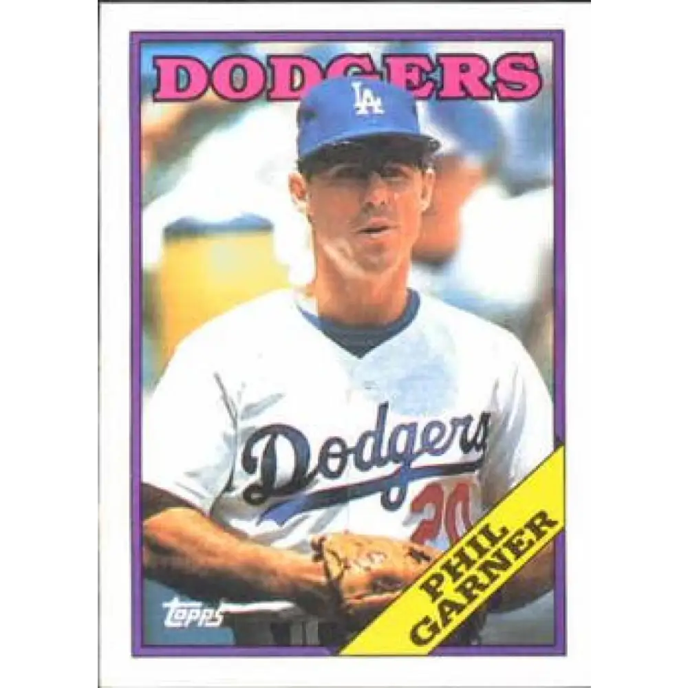 1988 Topps #174 Phil Garner NM-MT Los Angeles Dodgers Baseball Card  Image 1
