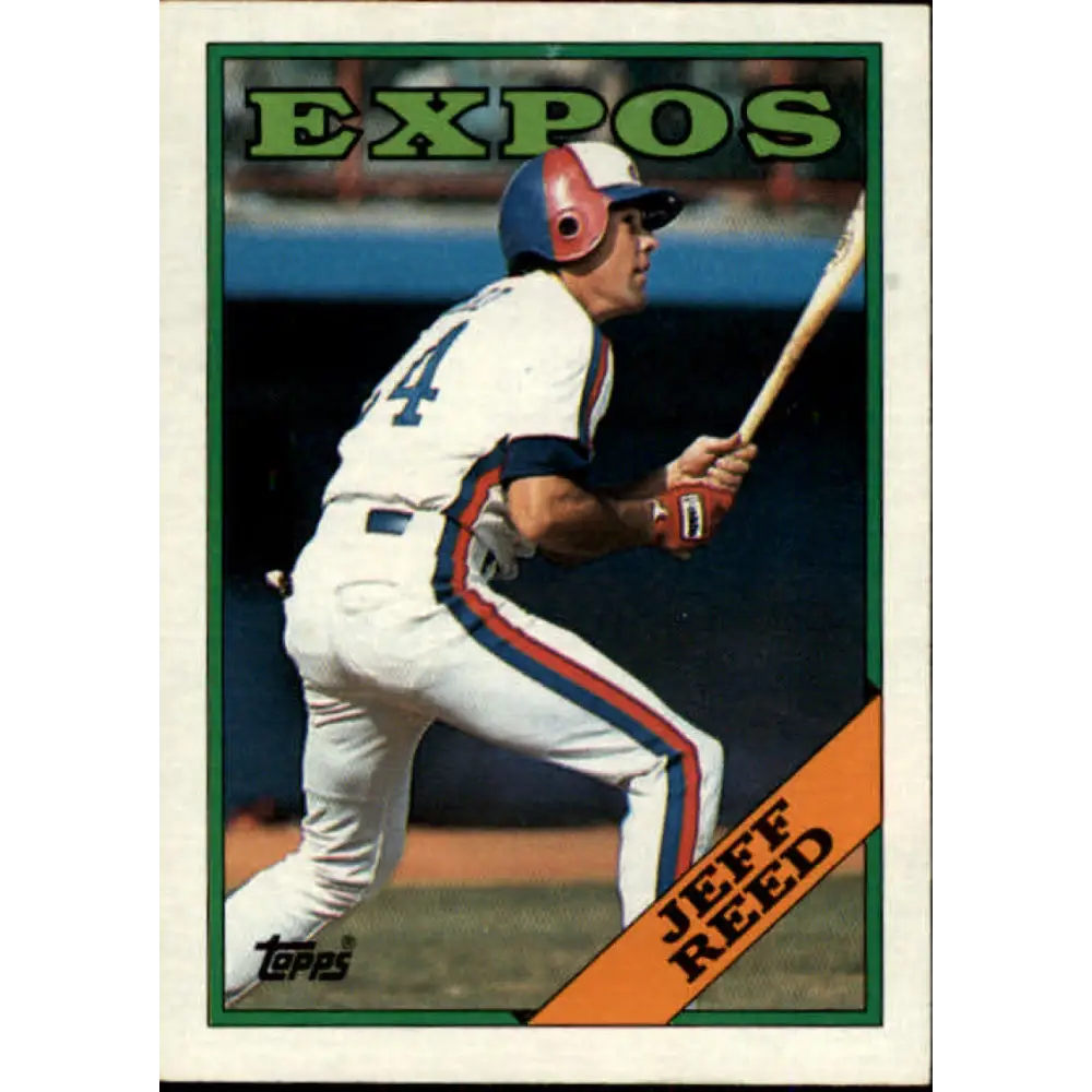 1988 Topps #176 Jeff Reed NM-MT Montreal Expos Baseball Card  Image 1
