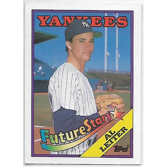1988 Topps #18 Al Leiter NM-MT RC Rookie Baseball Card  Image 1