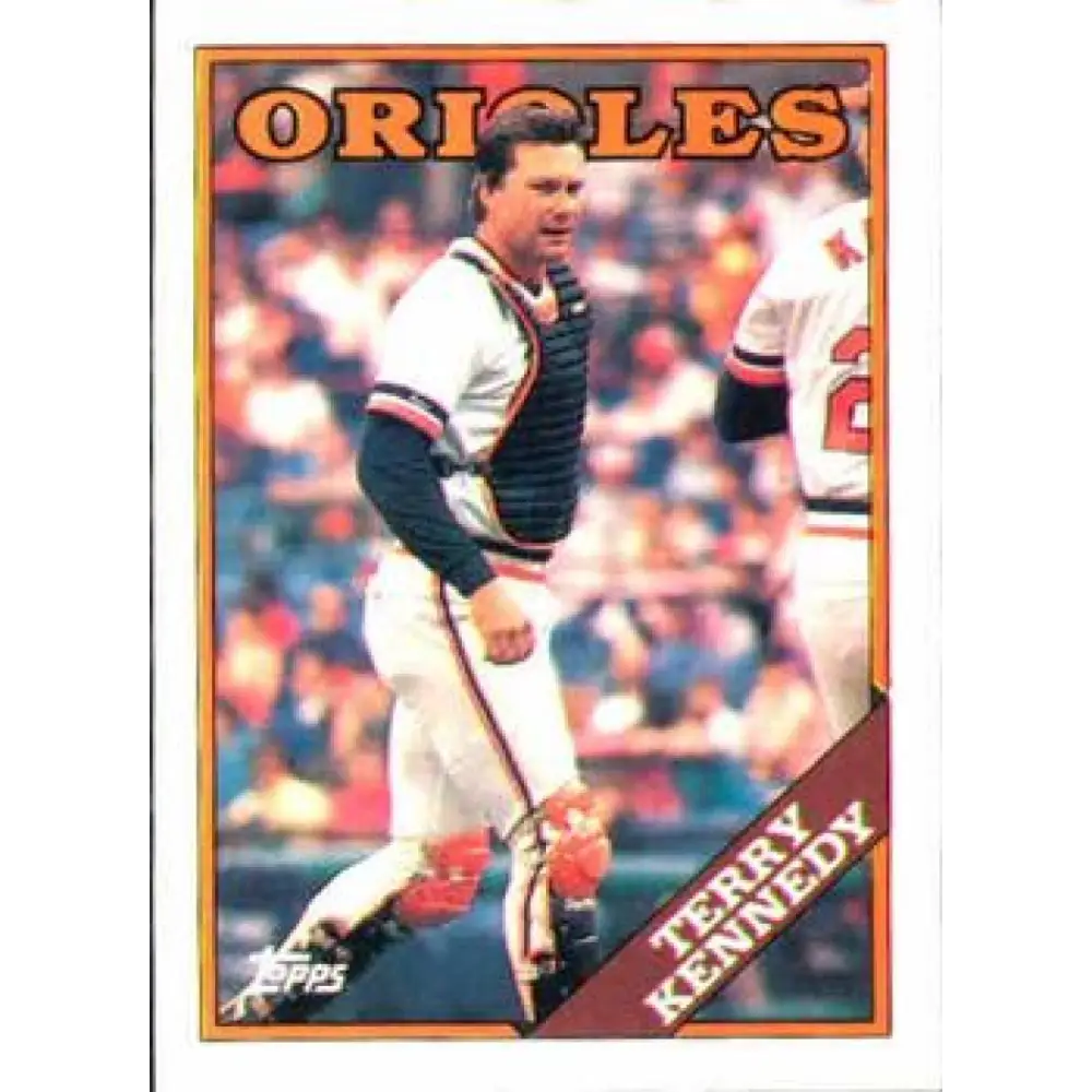 1988 Topps #180 Terry Kennedy NM-MT Baltimore Orioles Baseball Card  Image 1