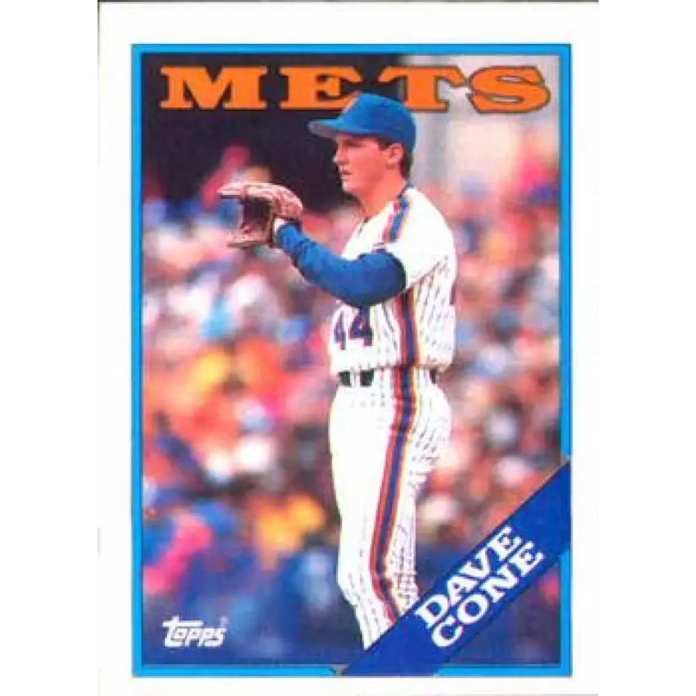 1988 Topps #181 David Cone NM-MT New York Mets Baseball Card  Image 1