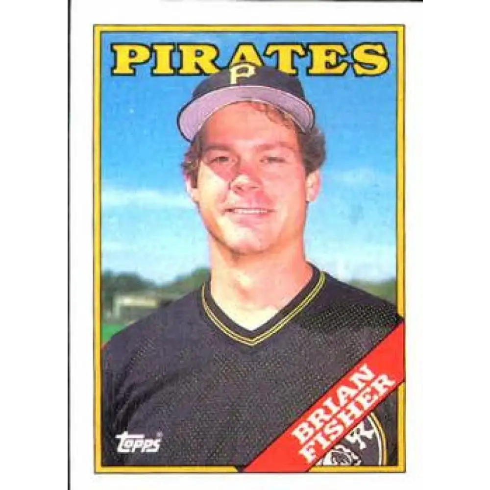 1988 Topps #193 Brian Fisher NM-MT Pittsburgh Pirates Baseball Card  Image 1
