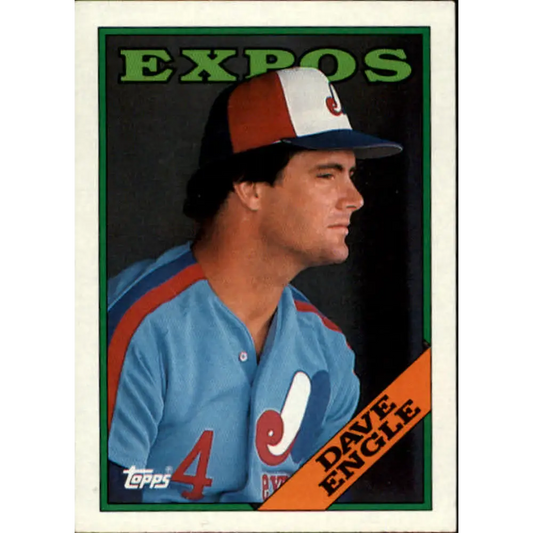 1988 Topps #196 Dave Engle NM-MT Montreal Expos Baseball Card  Image 1