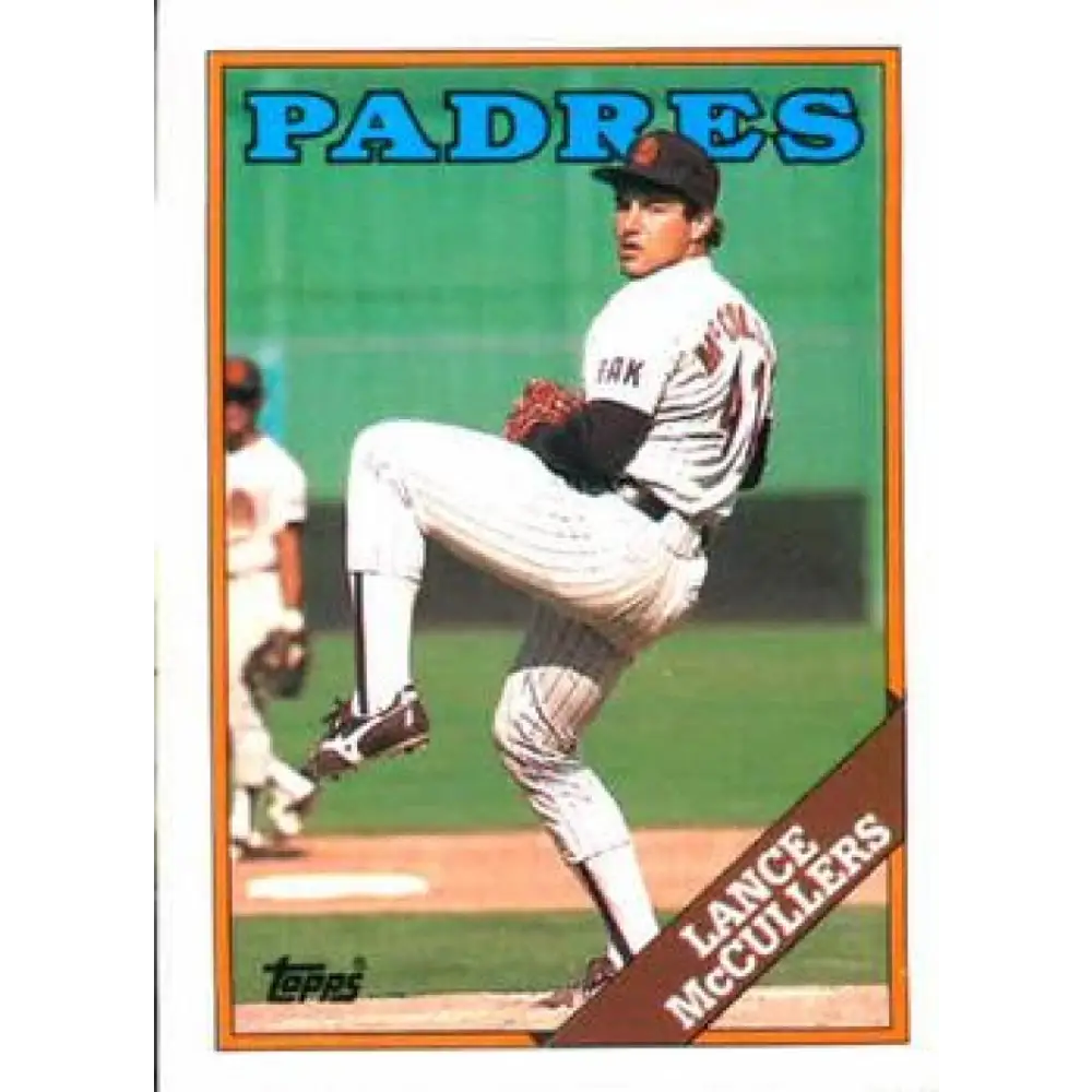 1988 Topps #197 Lance McCullers NM-MT San Diego Padres Baseball Card  Image 1