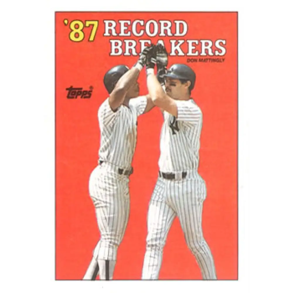 1988 Topps #2 Don Mattingly NM-MT New York Yankees Baseball Card  Image 1