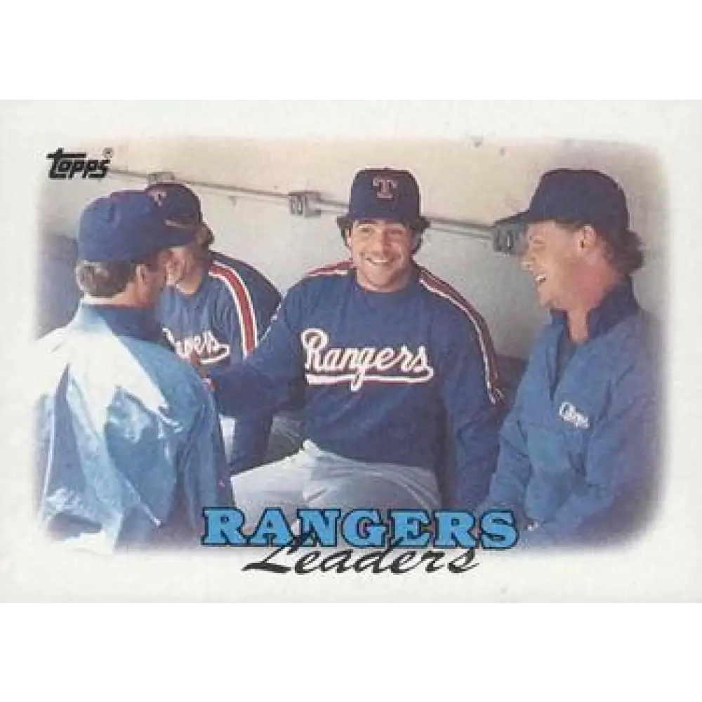 1988 Topps #201 Pete Incaviglia/Steve Buechele NM-MT Texas Rangers Baseball Card  Image 1