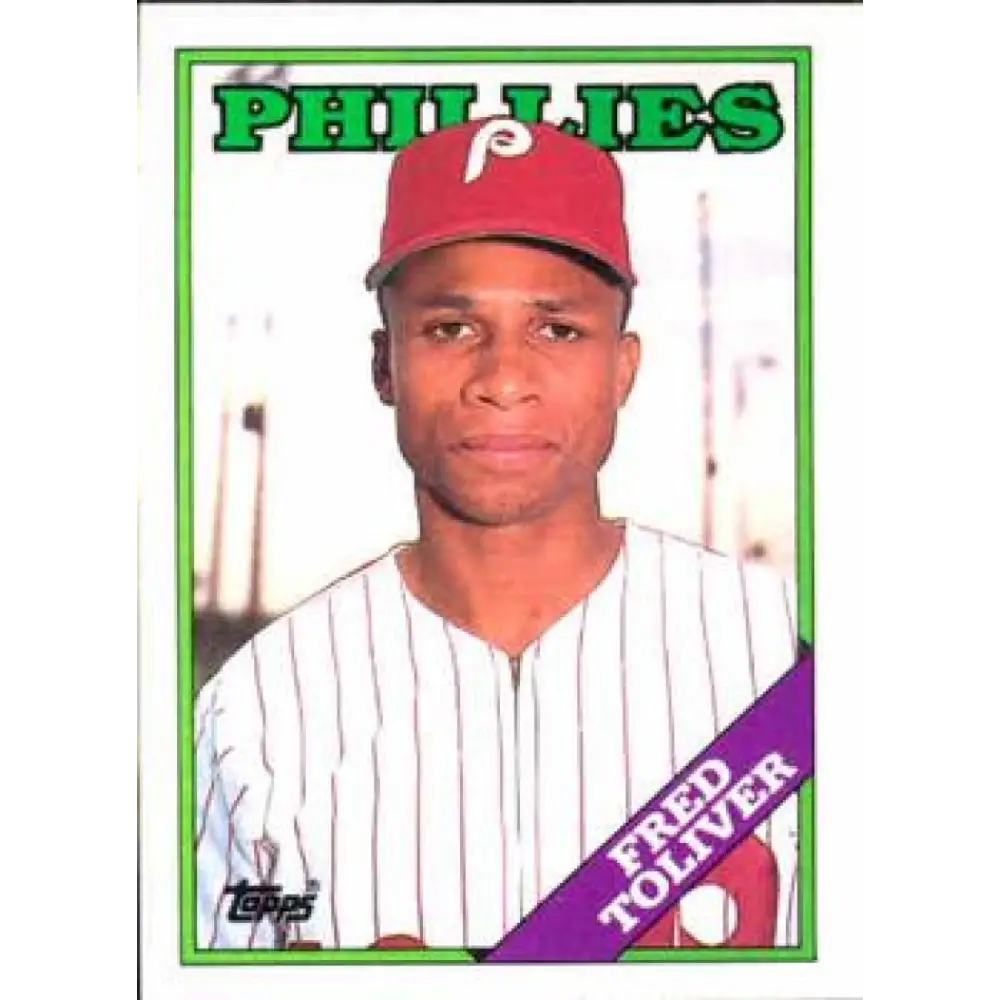1988 Topps #203 Freddie Toliver NM-MT Philadelphia Phillies Baseball Card  Image 1