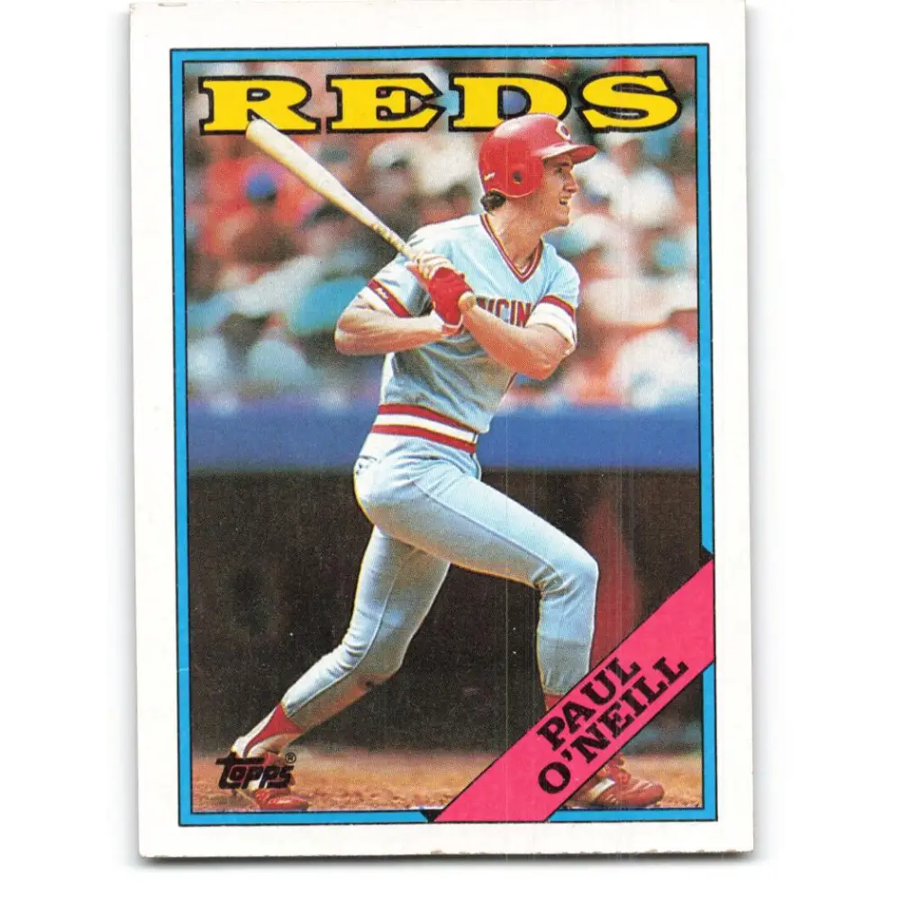 1988 Topps #204 Paul O'Neill NM-MT Cincinnati Reds Baseball Card  Image 1