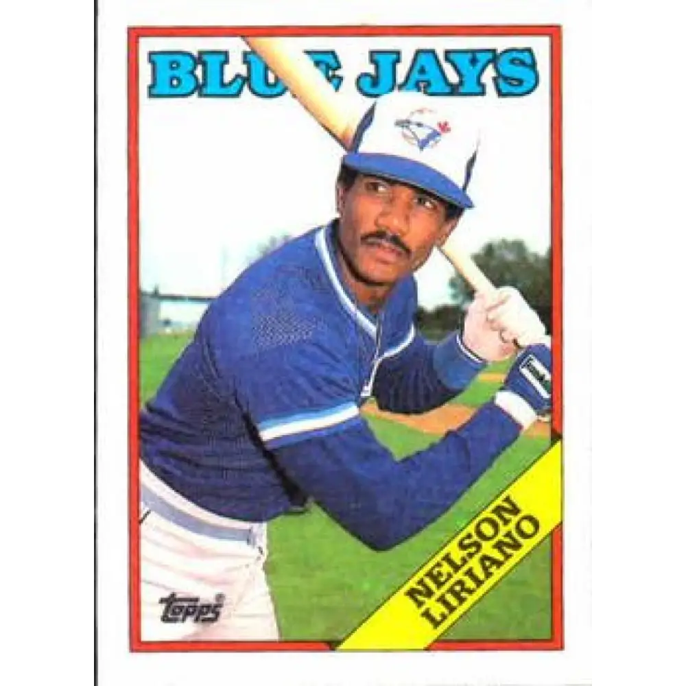 1988 Topps #205 Nelson Liriano NM-MT RC Rookie Toronto Blue Jays Baseball Card  Image 1