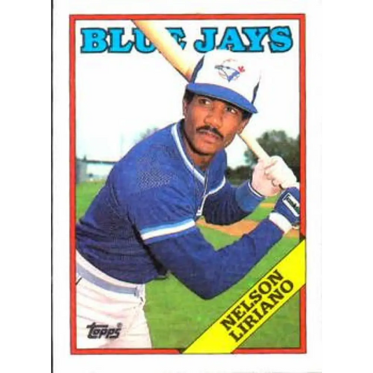 1988 Topps #205 Nelson Liriano NM-MT RC Rookie Toronto Blue Jays Baseball Card  Image 1