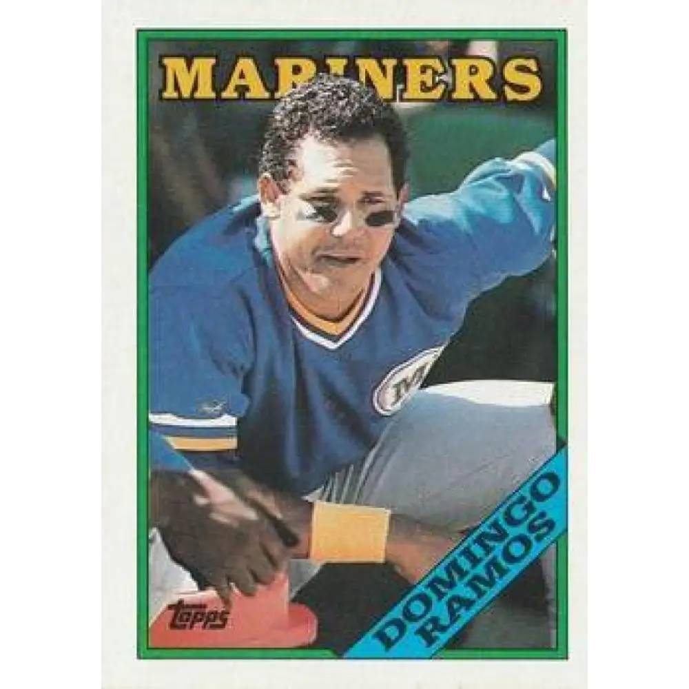 1988 Topps #206 Domingo Ramos NM-MT Seattle Mariners Baseball Card  Image 1