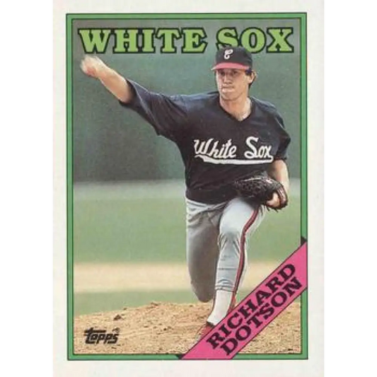 1988 Topps #209 Richard Dotson NM-MT Chicago White Sox Baseball Card  Image 1
