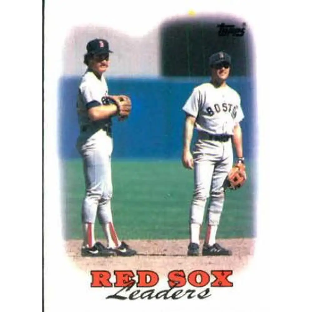 1988 Topps #21 Wade Boggs/Spike Owen NM-MT Boston Red Sox Baseball Card  Image 1