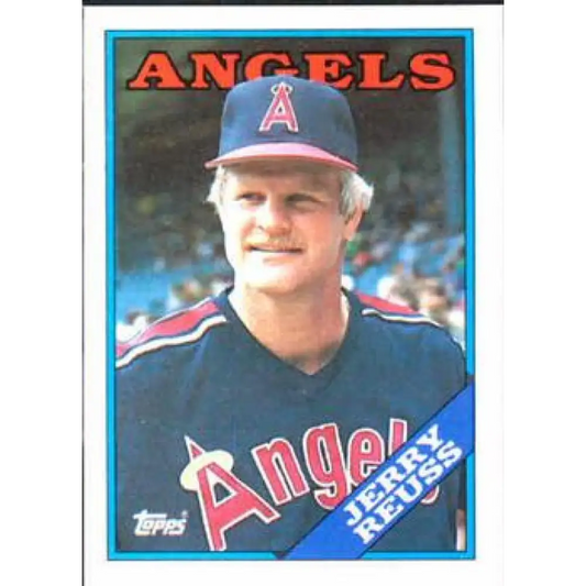 1988 Topps #216 Jerry Reuss NM-MT California Angels Baseball Card  Image 1