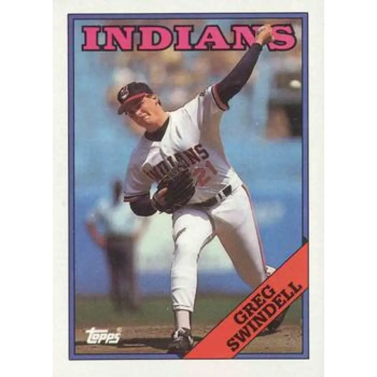 1988 Topps #22 Greg Swindell NM-MT Cleveland Indians Baseball Card  Image 1