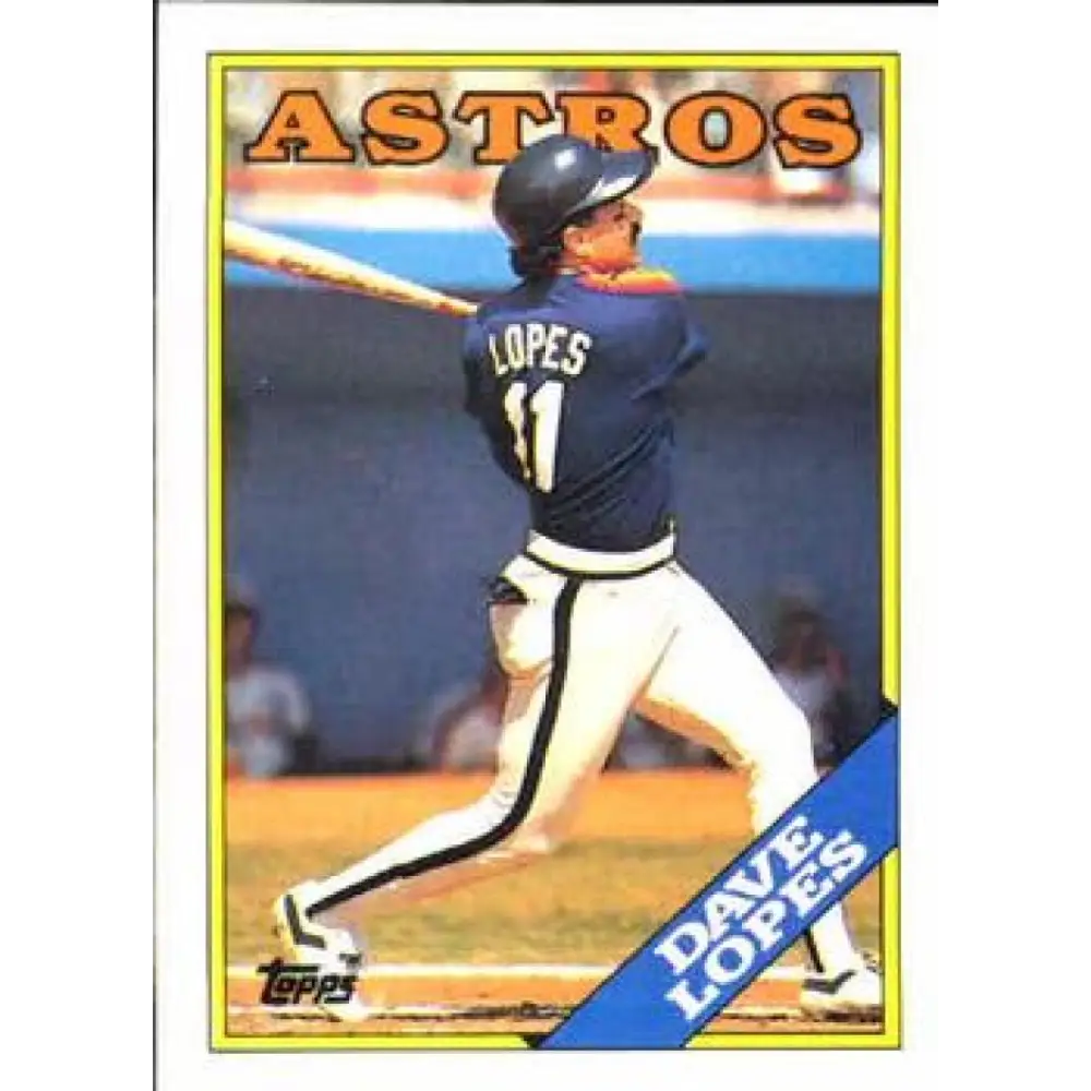 1988 Topps #226 Davey Lopes NM-MT Houston Astros Baseball Card  Image 1