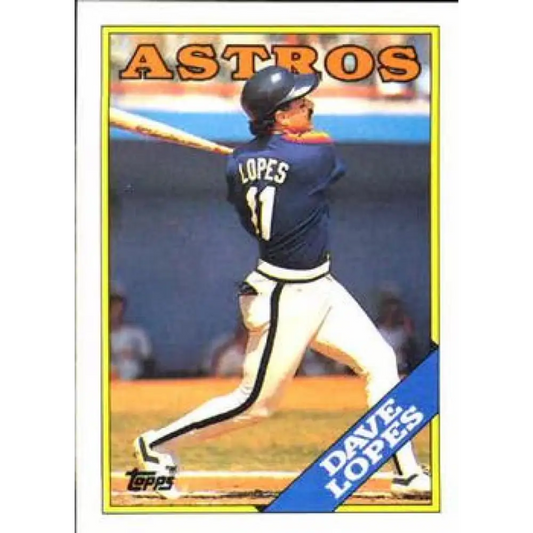 1988 Topps #226 Davey Lopes NM-MT Houston Astros Baseball Card  Image 1