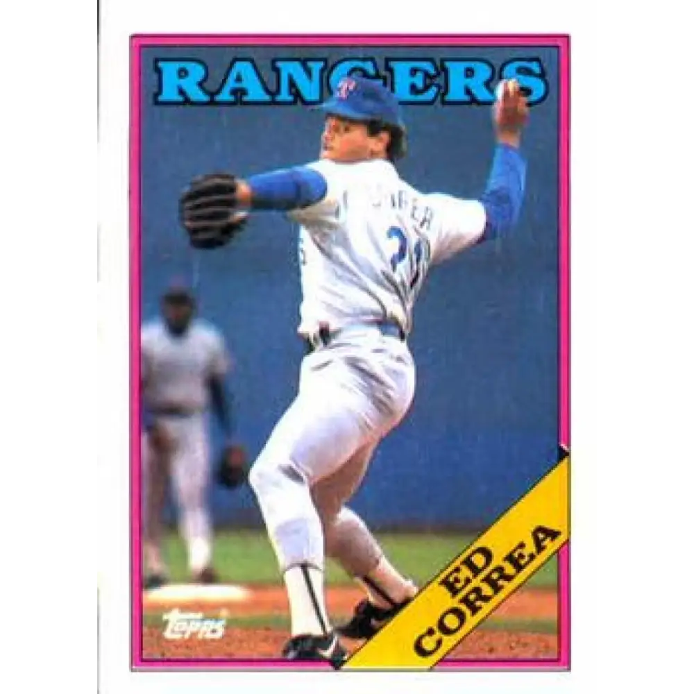 1988 Topps #227 Ed Correa NM-MT Texas Rangers Baseball Card  Image 1