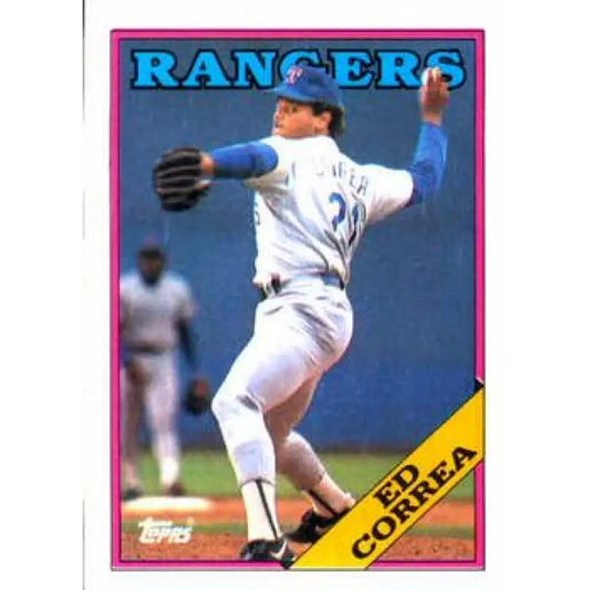 1988 Topps #227 Ed Correa NM-MT Texas Rangers Baseball Card  Image 1