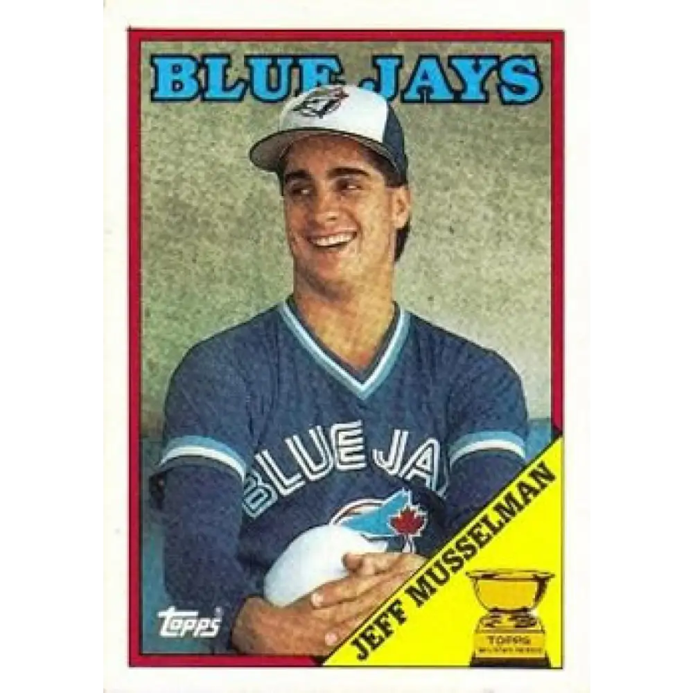 1988 Topps #229 Jeff Musselman NM-MT Toronto Blue Jays Baseball Card  Image 1