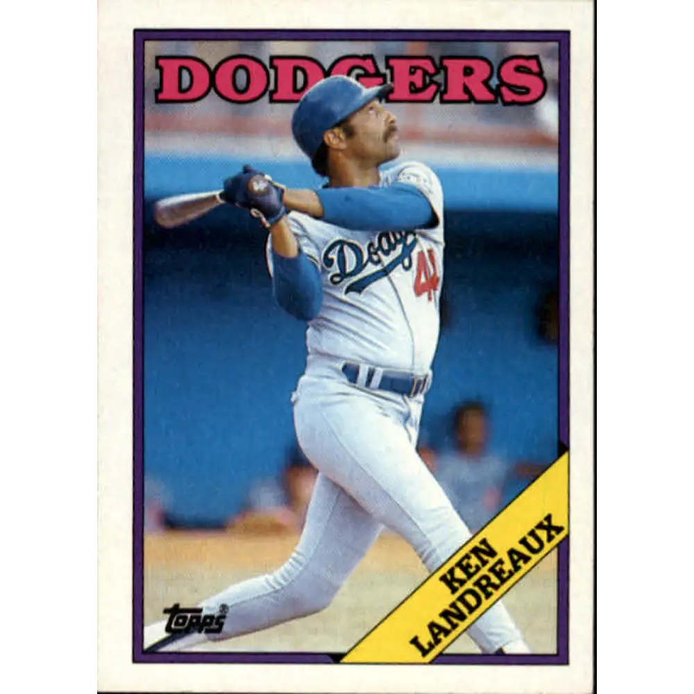 1988 Topps #23 Ken Landreaux NM-MT Los Angeles Dodgers Baseball Card  Image 1