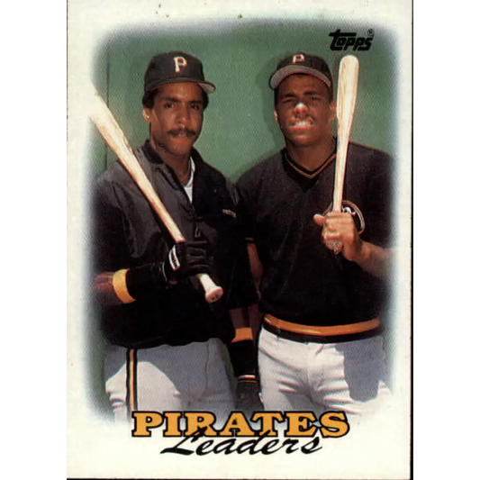 1988 Topps #231 Barry Bonds/Bobby Bonilla NM-MT Pittsburgh Pirates Baseball Card  Image 1