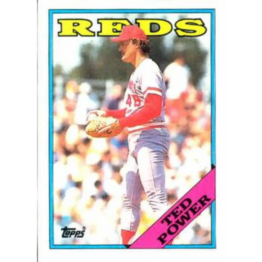 1988 Topps #236 Ted Power NM-MT Cincinnati Reds Baseball Card  Image 1