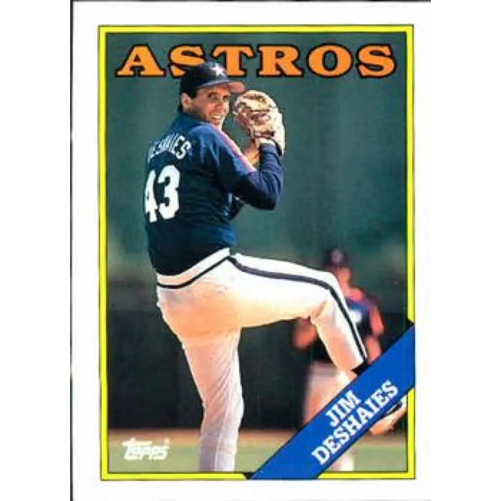 1988 Topps #24 Jim Deshaies NM-MT Houston Astros Baseball Card  Image 1
