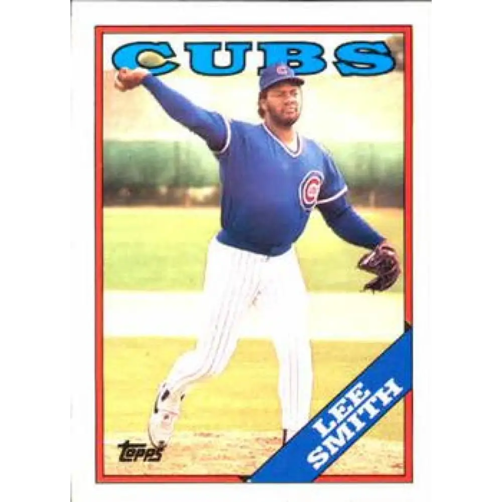 1988 Topps #240 Lee Smith NM-MT Chicago Cubs Baseball Card  Image 1
