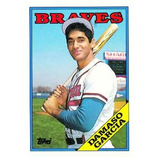 1988 Topps #241 Damaso Garcia NM-MT Atlanta Braves Baseball Card  Image 1