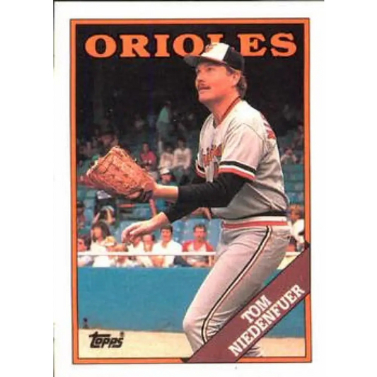 1988 Topps #242 Tom Niedenfuer NM-MT Baltimore Orioles Baseball Card  Image 1