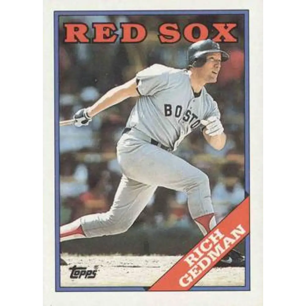 1988 Topps #245 Rich Gedman NM-MT Boston Red Sox Baseball Card  Image 1
