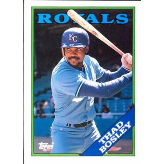 1988 Topps #247 Thad Bosley NM-MT Kansas City Royals Baseball Card  Image 1