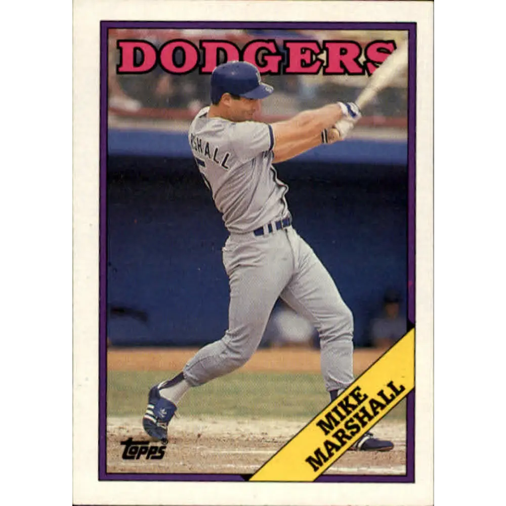 1988 Topps #249 Mike Marshall NM-MT Los Angeles Dodgers Baseball Card  Image 1