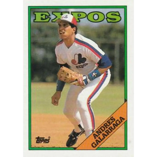 1988 Topps #25 Andres Galarraga NM-MT Montreal Expos Baseball Card  Image 1