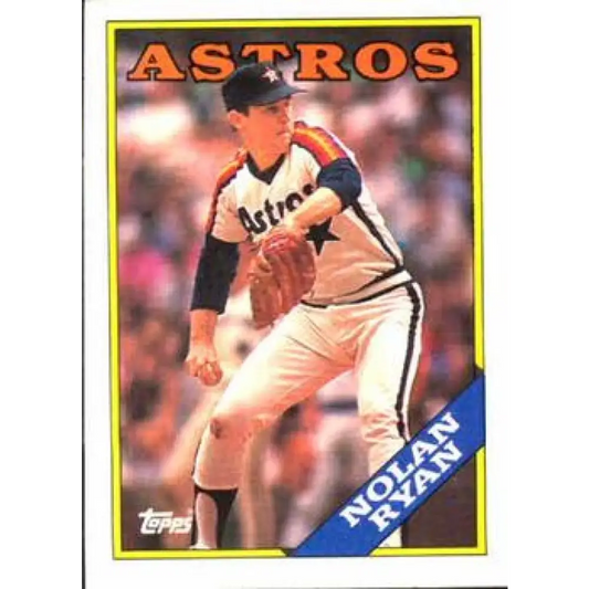 1988 Topps #250 Nolan Ryan NM-MT Houston Astros Baseball Card  Image 1